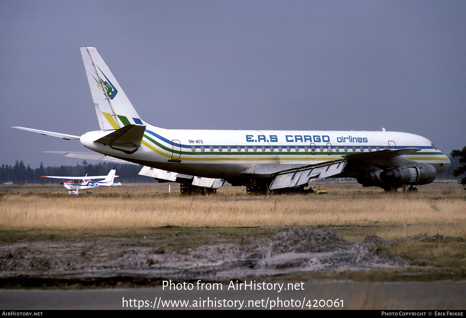 Aircraft Photo of 5N-ATS | Douglas DC-8-55CF Jet Trader | EAS Cargo Airlines - Executive Aviation Services | AirHistory.net #420061