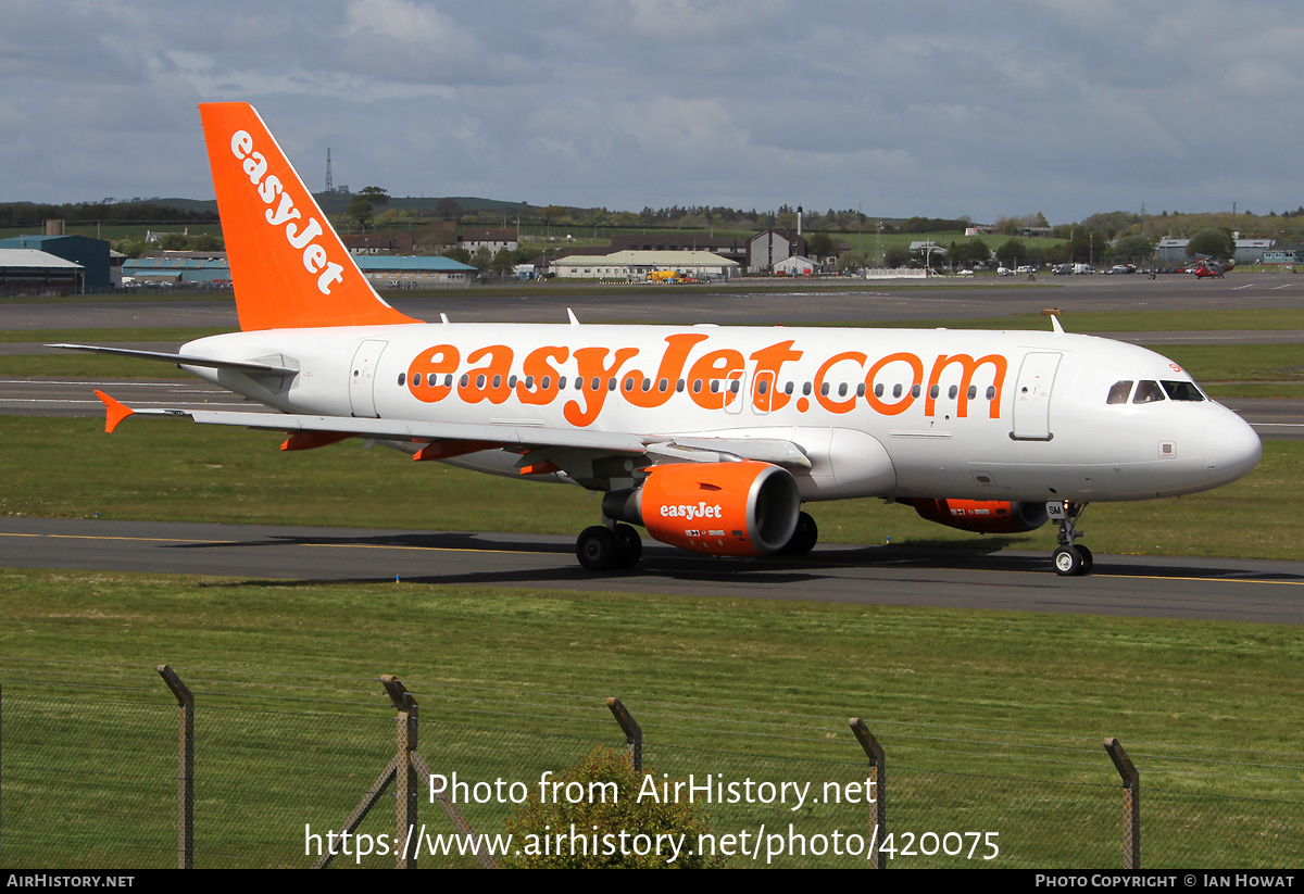 Aircraft Photo of G-EZSM | Airbus A319-111 | EasyJet | AirHistory.net #420075