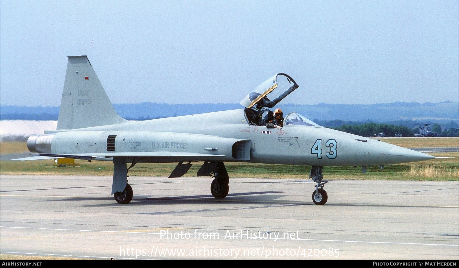 Aircraft Photo of 74-1543 / 01543 | Northrop F-5E Tiger II | USA - Air Force | AirHistory.net #420085