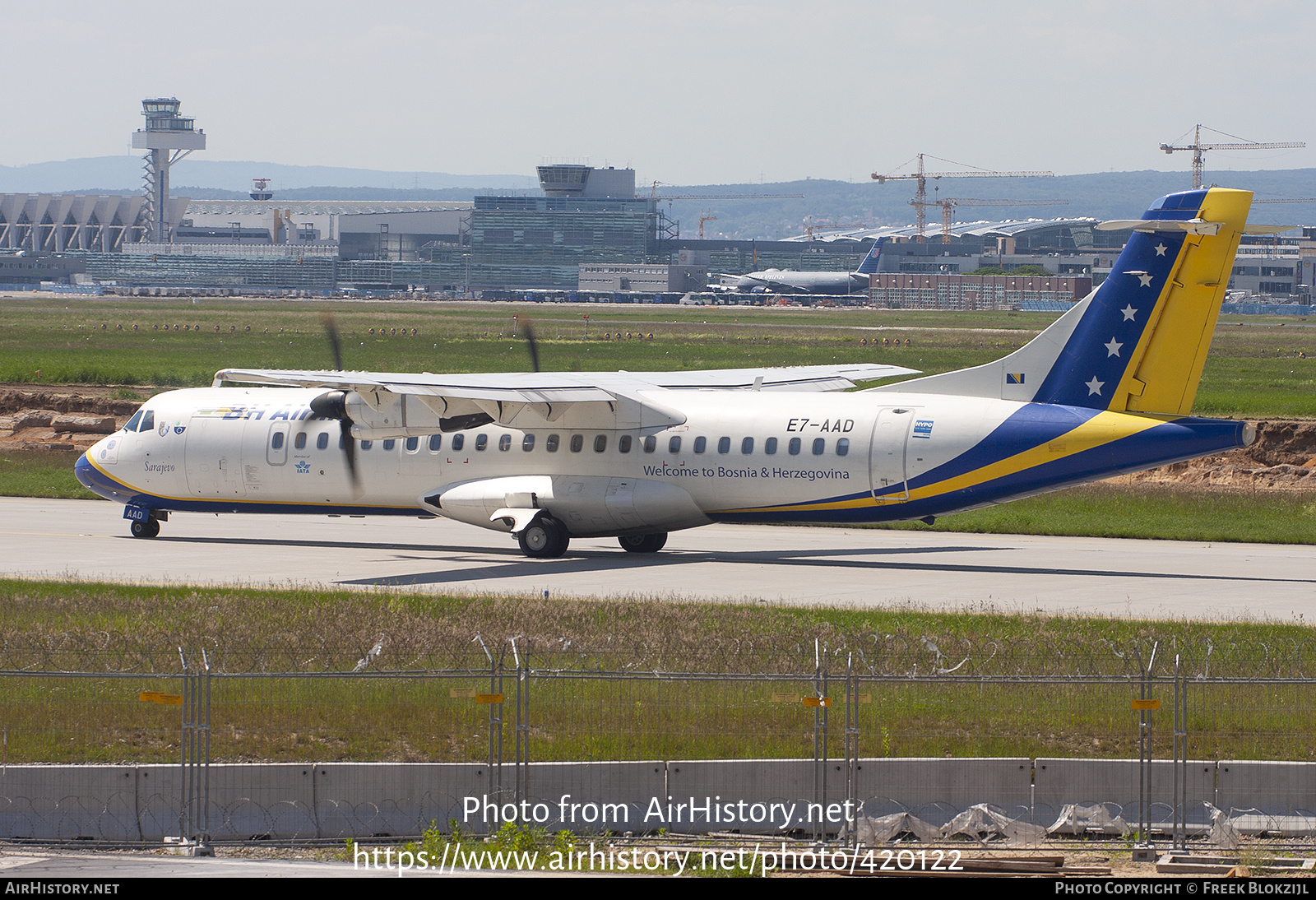 Aircraft Photo of E7-AAD | ATR ATR-72-212 | B & H Airlines | AirHistory.net #420122