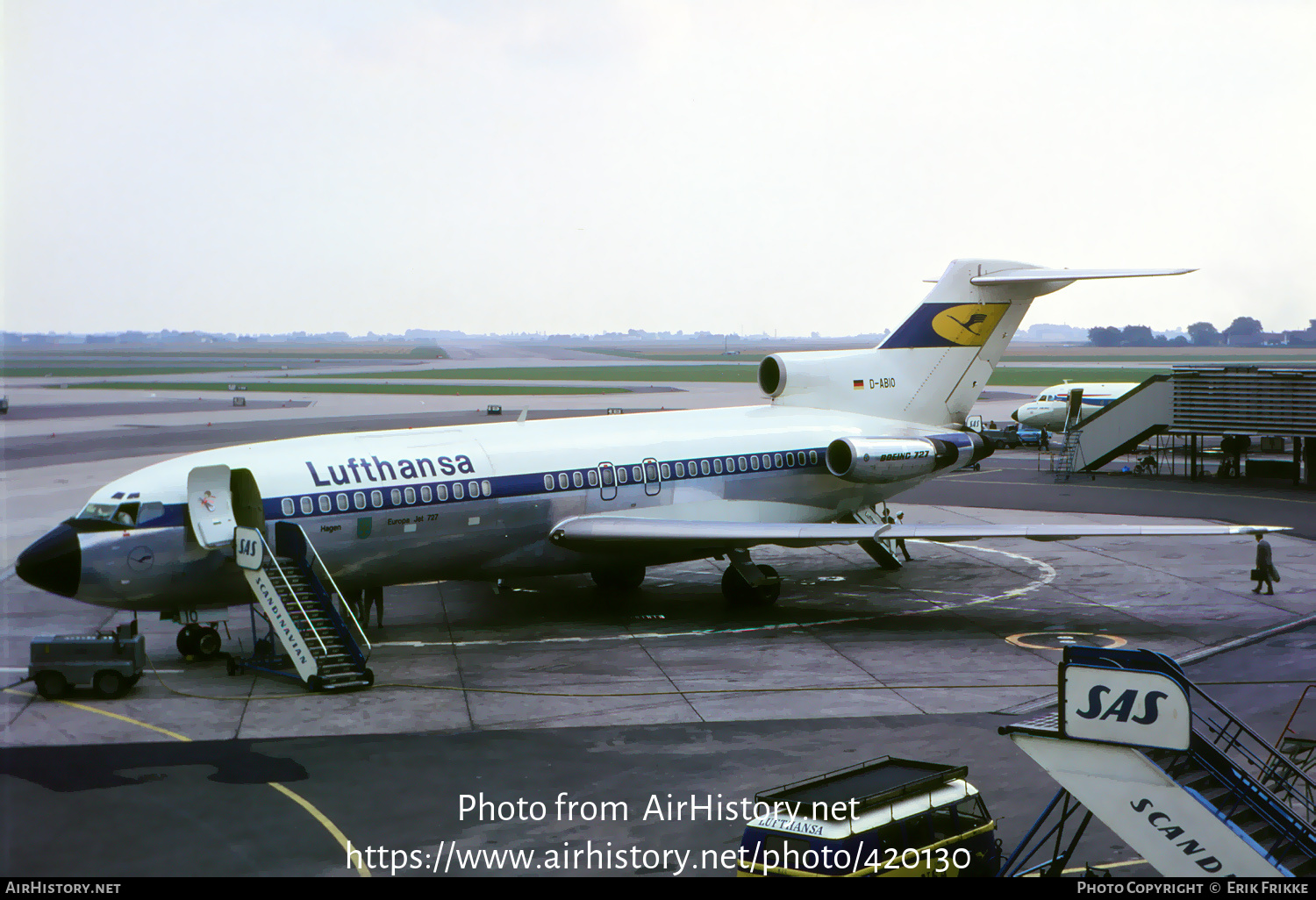 Aircraft Photo of D-ABIO | Boeing 727-30C | Lufthansa | AirHistory.net #420130