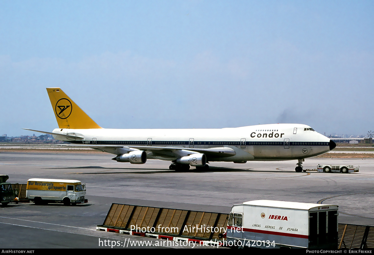 Aircraft Photo of D-ABYF | Boeing 747-230B | Condor Flugdienst | AirHistory.net #420134