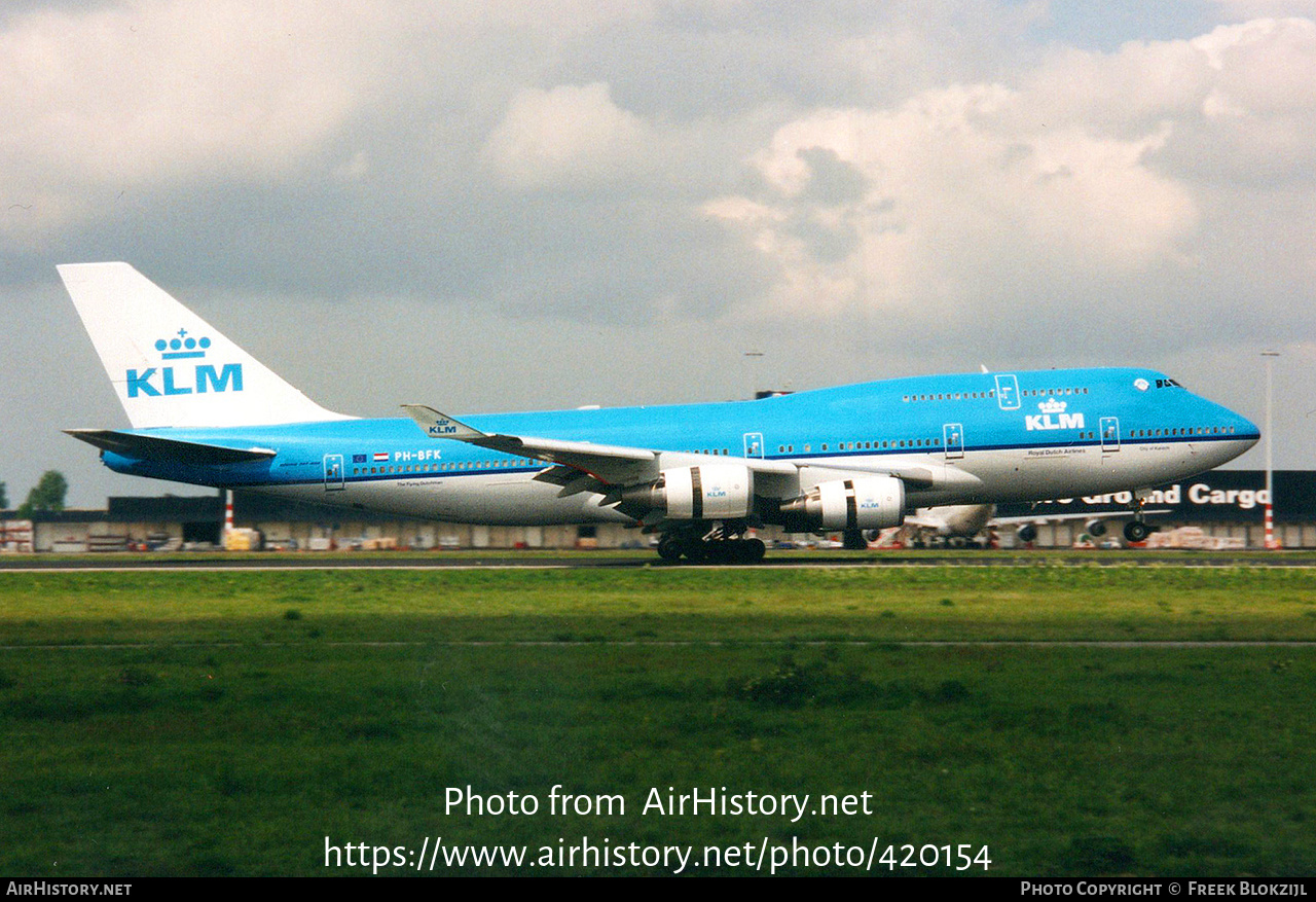 Aircraft Photo of PH-BFK | Boeing 747-406M | KLM - Royal Dutch Airlines | AirHistory.net #420154