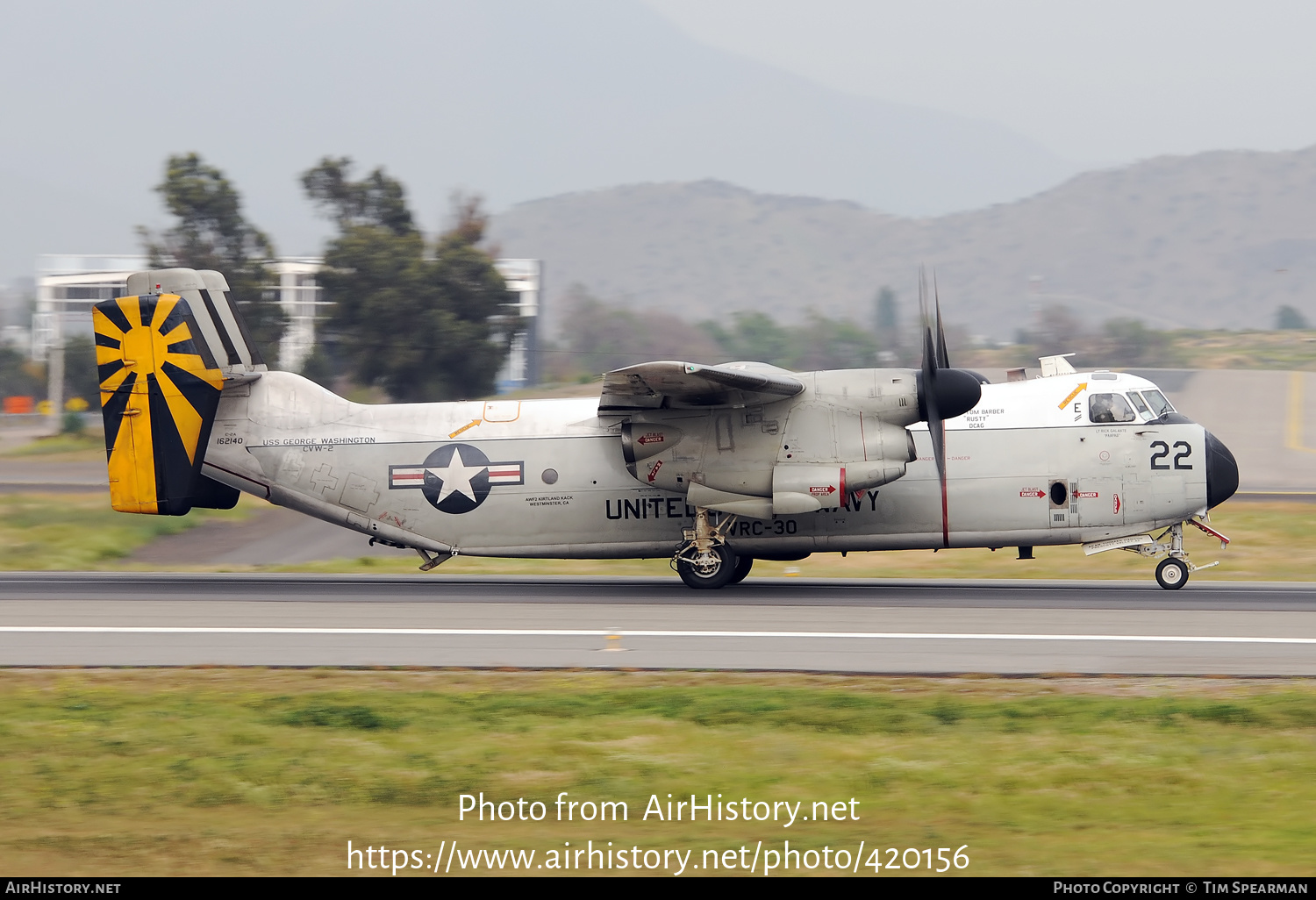 Aircraft Photo of 162140 | Grumman C-2A Greyhound | USA - Navy | AirHistory.net #420156