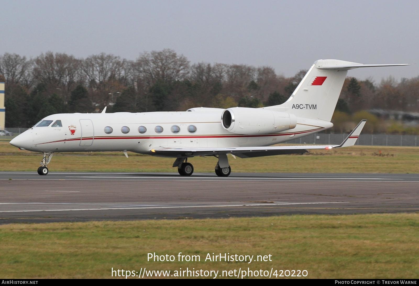 Aircraft Photo of A9C-TVM | Gulfstream Aerospace G-IV-X Gulfstream G450 | Bahrain Royal Flight | AirHistory.net #420220