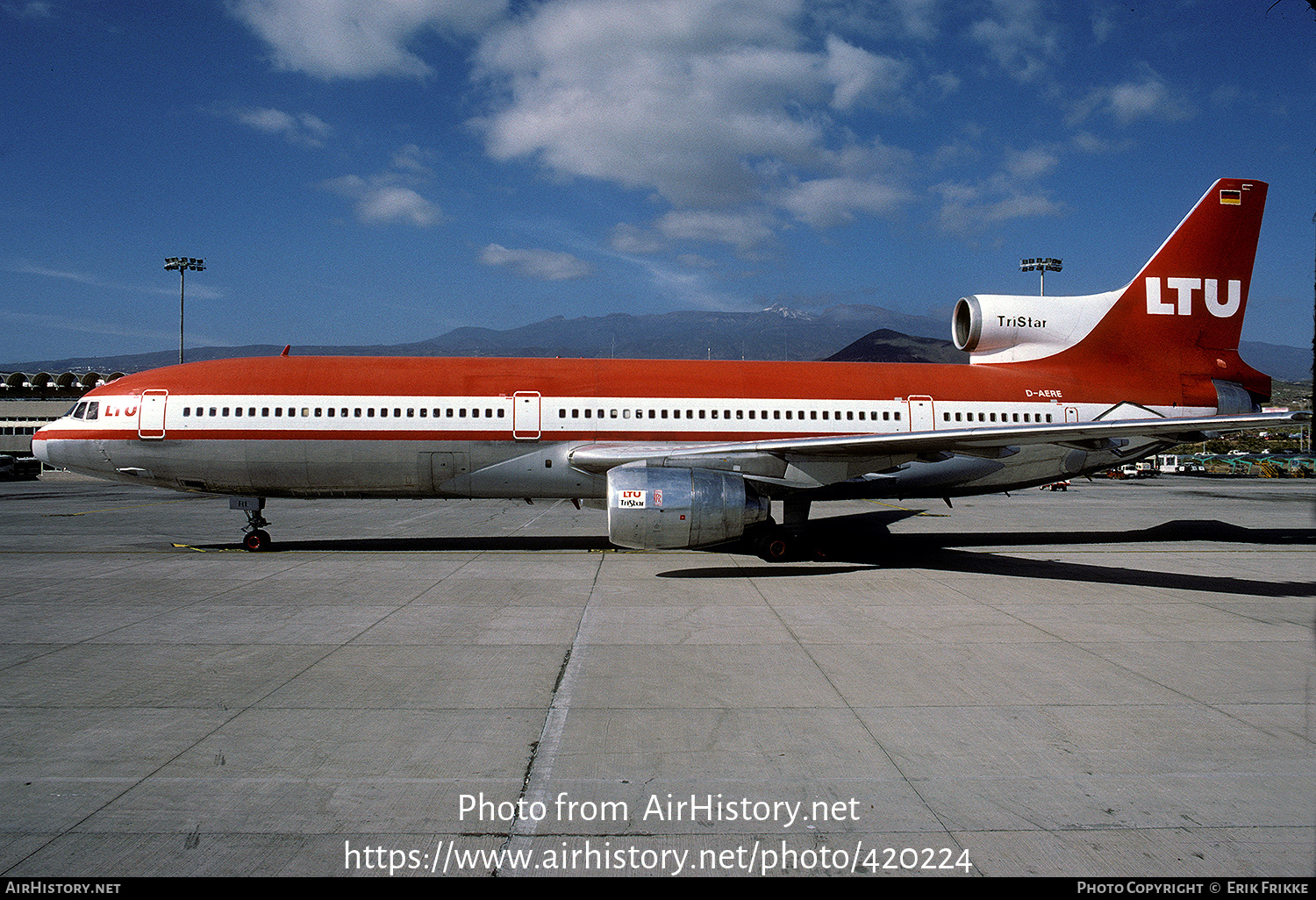 Aircraft Photo of D-AERE | Lockheed L-1011-385-1 TriStar 1 | LTU - Lufttransport-Unternehmen | AirHistory.net #420224