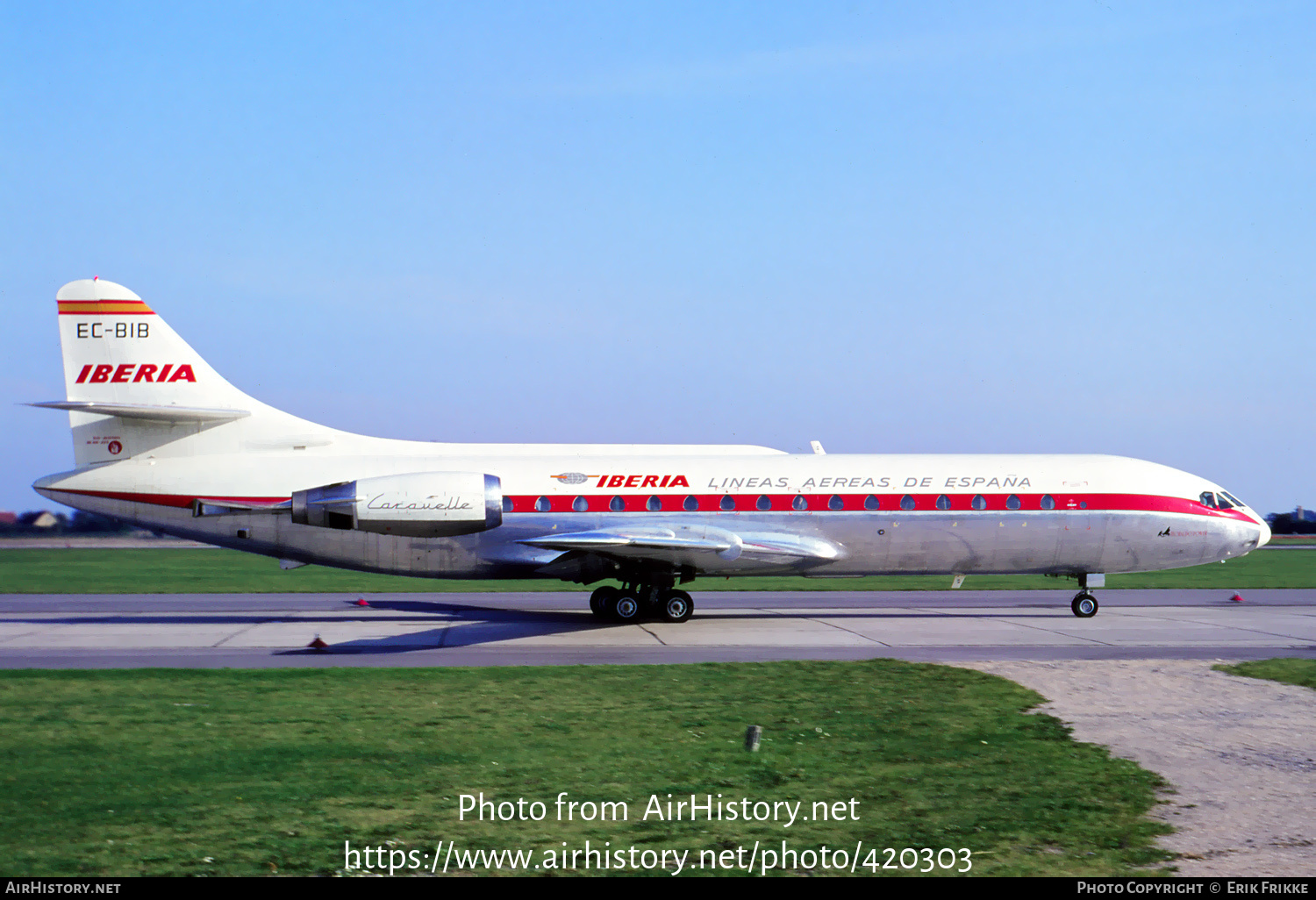 Aircraft Photo of EC-BIB | Sud SE-210 Caravelle 10B1R | Iberia | AirHistory.net #420303