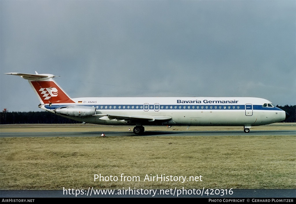 Aircraft Photo of D-AMAS | BAC 111-515FB One-Eleven | Bavaria Germanair | AirHistory.net #420316