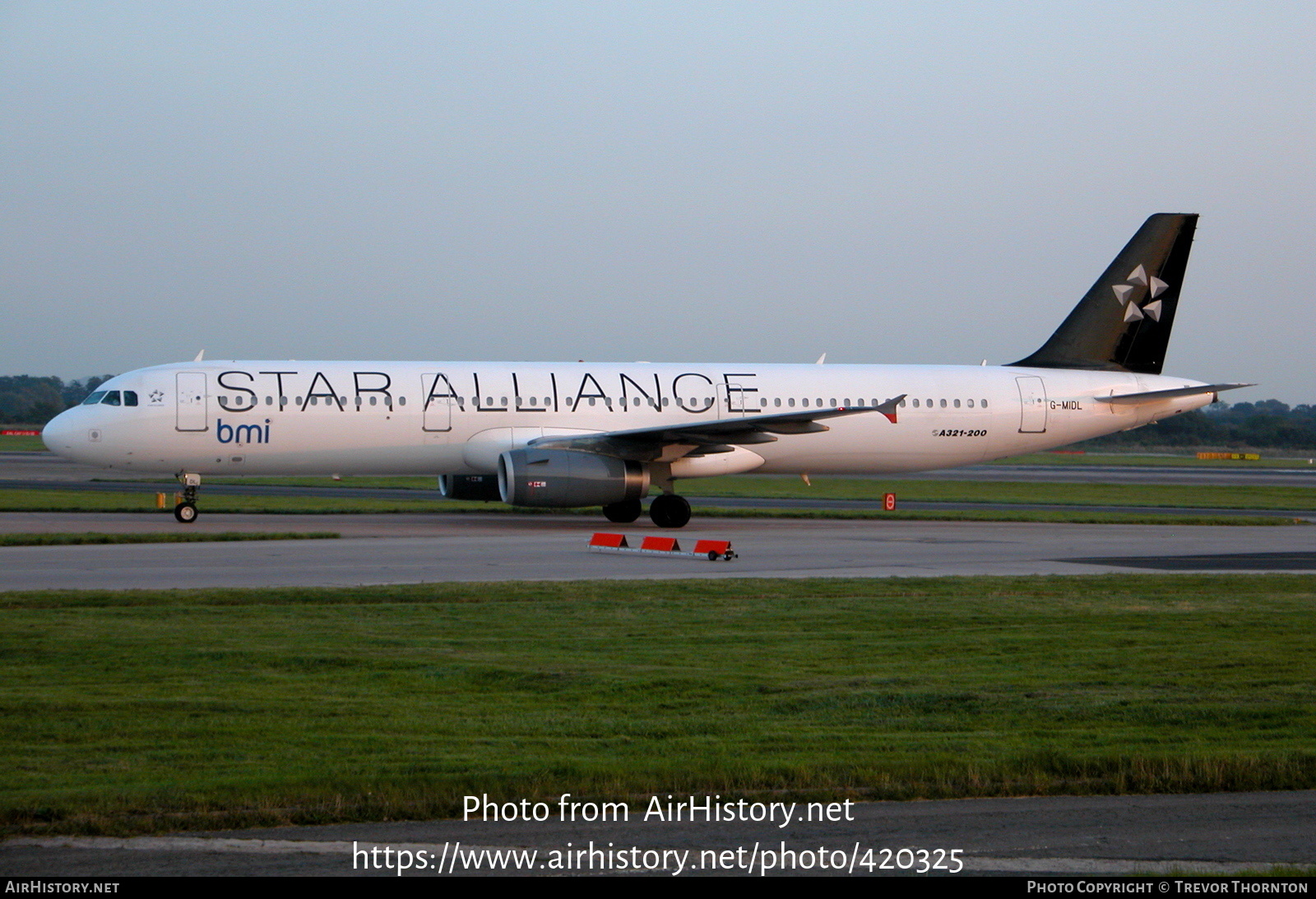 Aircraft Photo of G-MIDL | Airbus A321-231 | BMI - British Midland International | AirHistory.net #420325