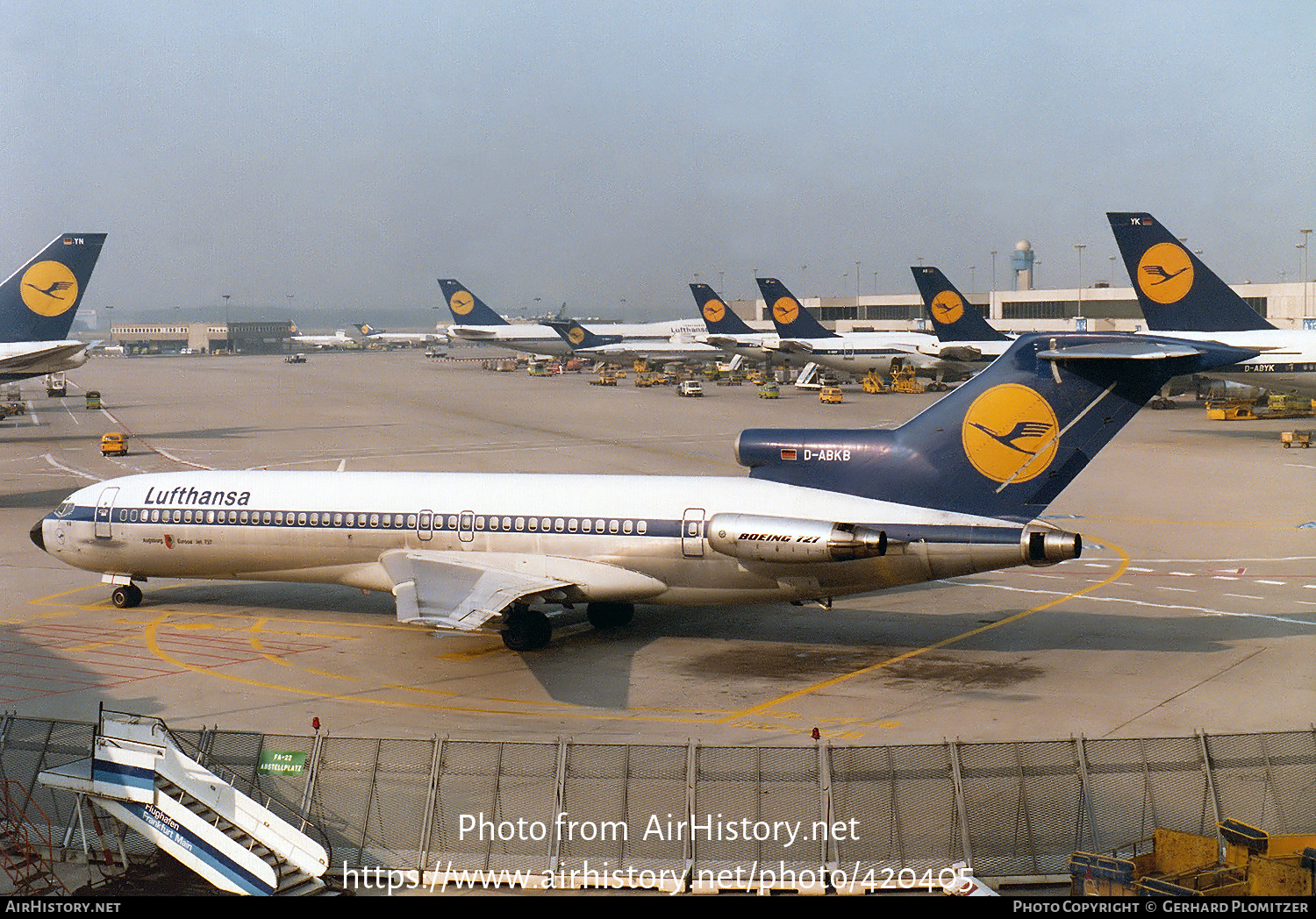 Aircraft Photo of D-ABKB | Boeing 727-230/Adv | Lufthansa | AirHistory.net #420405