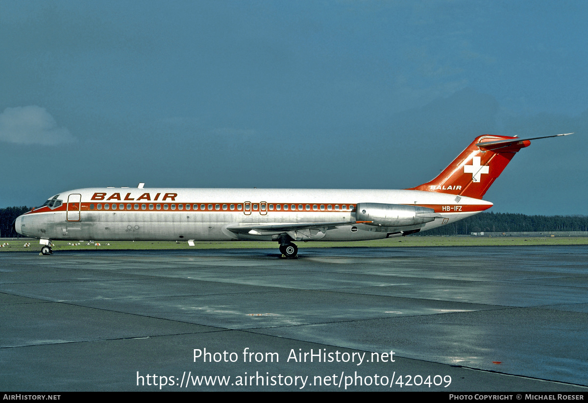 Aircraft Photo of HB-IFZ | McDonnell Douglas DC-9-32 | Balair | AirHistory.net #420409