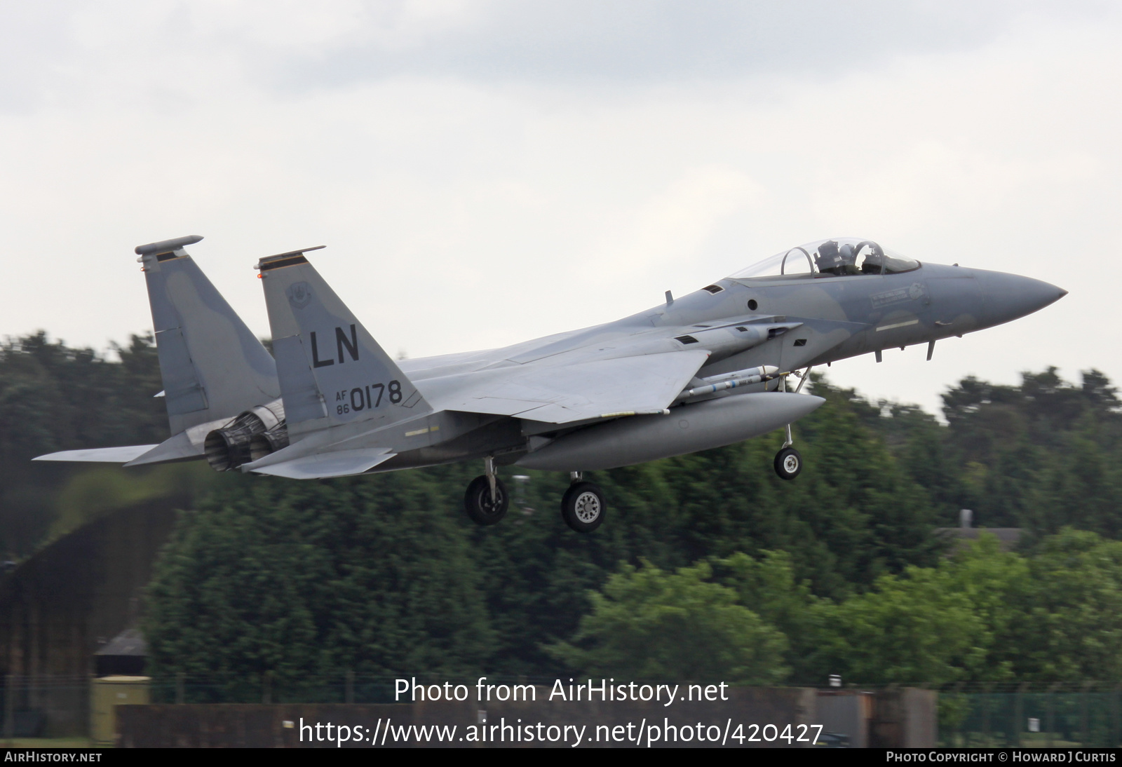 Aircraft Photo of 86-0178 / AF86-0178 | McDonnell Douglas F-15C Eagle | USA - Air Force | AirHistory.net #420427