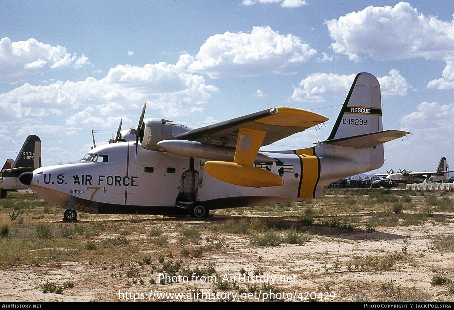 Aircraft Photo of 51-5292 / 0-15292 | Grumman HU-16B Albatross | USA - Air Force | AirHistory.net #420429