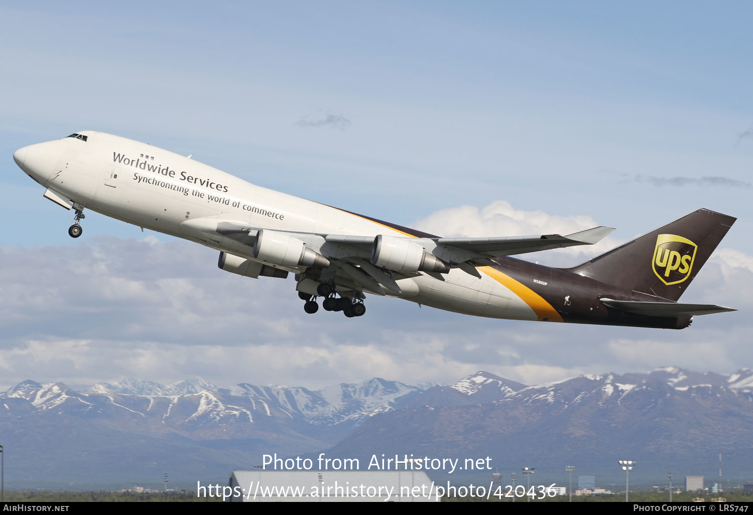 Aircraft Photo of N580UP | Boeing 747-428F/SCD | United Parcel Service - UPS | AirHistory.net #420436