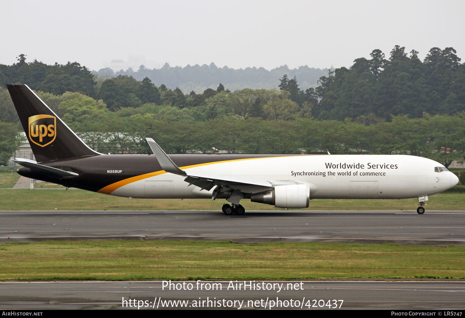 Aircraft Photo of N358UP | Boeing 767-34AF/ER | United Parcel Service - UPS | AirHistory.net #420437