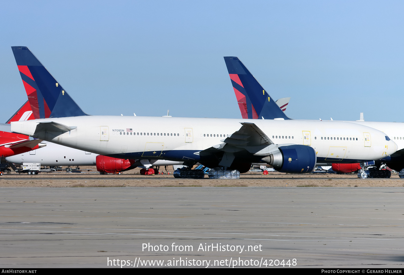 Aircraft Photo of N708DN | Boeing 777-232/LR | AirHistory.net #420448