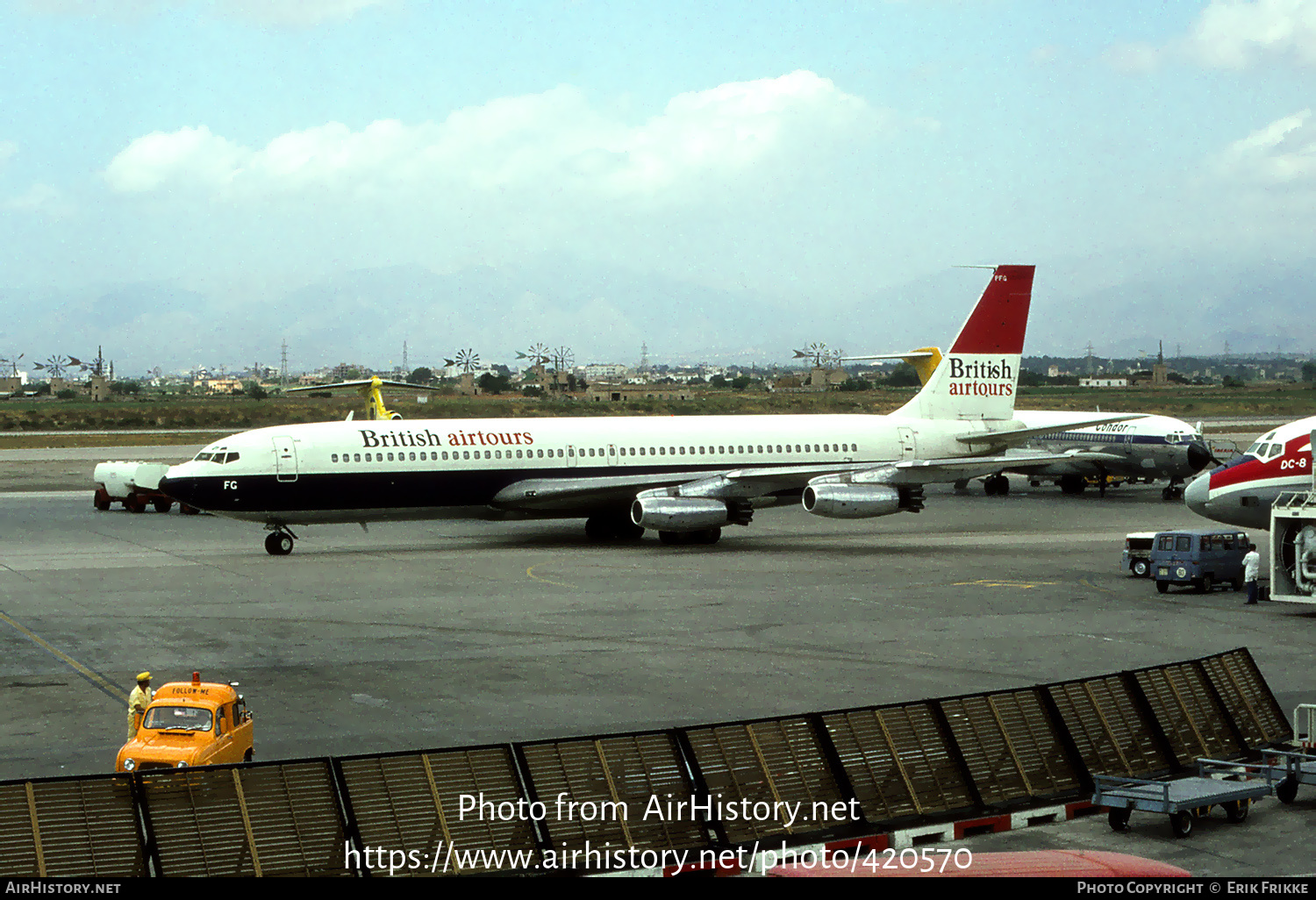 Aircraft Photo of G-APFG | Boeing 707-436 | British Airtours | AirHistory.net #420570