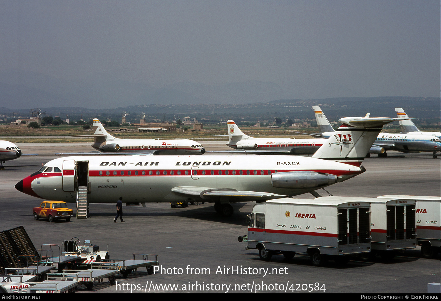 Aircraft Photo of G-AXCK | BAC 111-401AK One-Eleven | Dan-Air London | AirHistory.net #420584