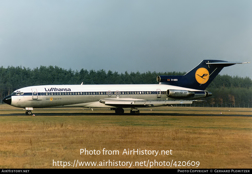 Aircraft Photo of D-ABDI | Boeing 727-230 | Lufthansa | AirHistory.net #420609