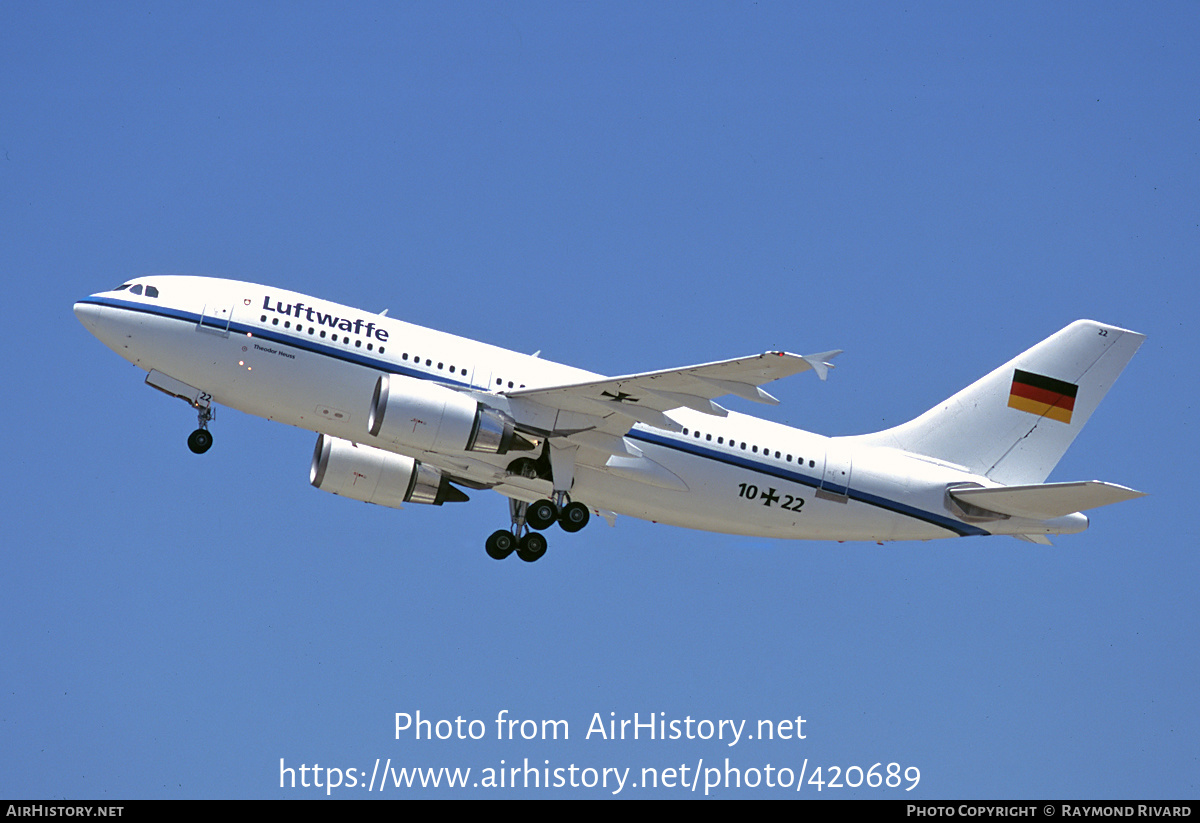 Aircraft Photo of 1022 | Airbus A310-304 | Germany - Air Force | AirHistory.net #420689