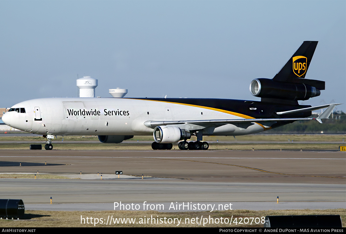 Aircraft Photo of N275UP | McDonnell Douglas MD-11/F | United Parcel Service - UPS | AirHistory.net #420708