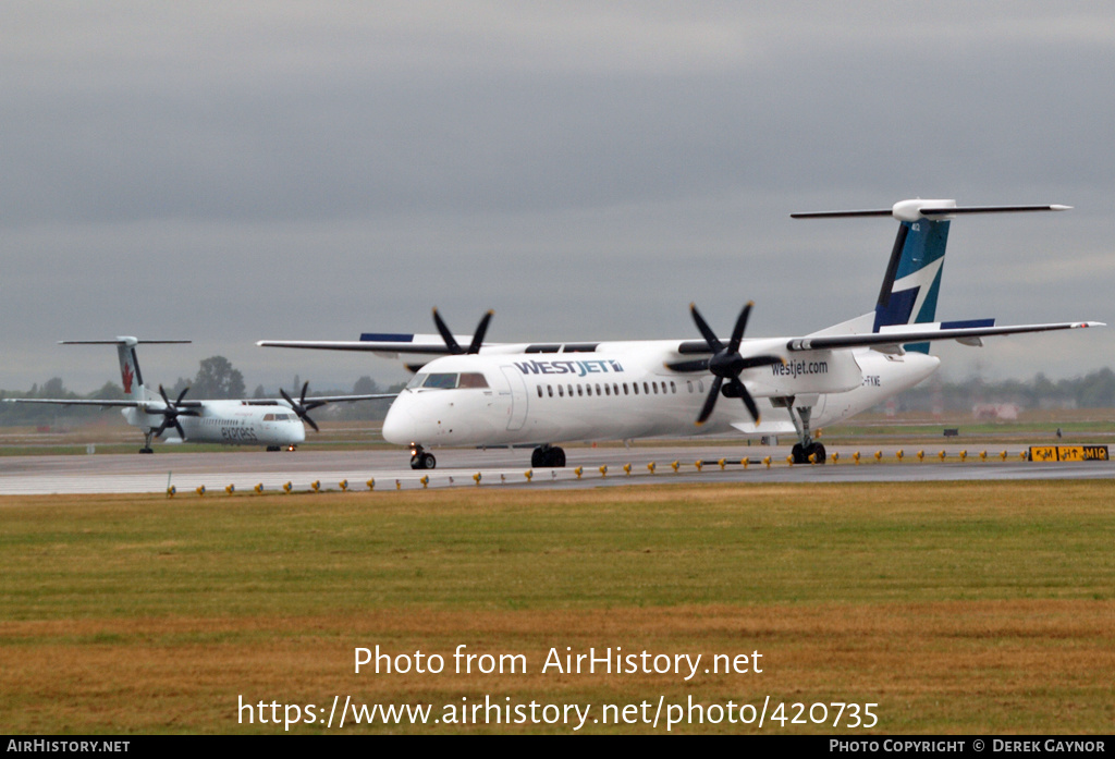 Aircraft Photo of C-FKWE | Bombardier DHC-8-402 Dash 8 | WestJet | AirHistory.net #420735