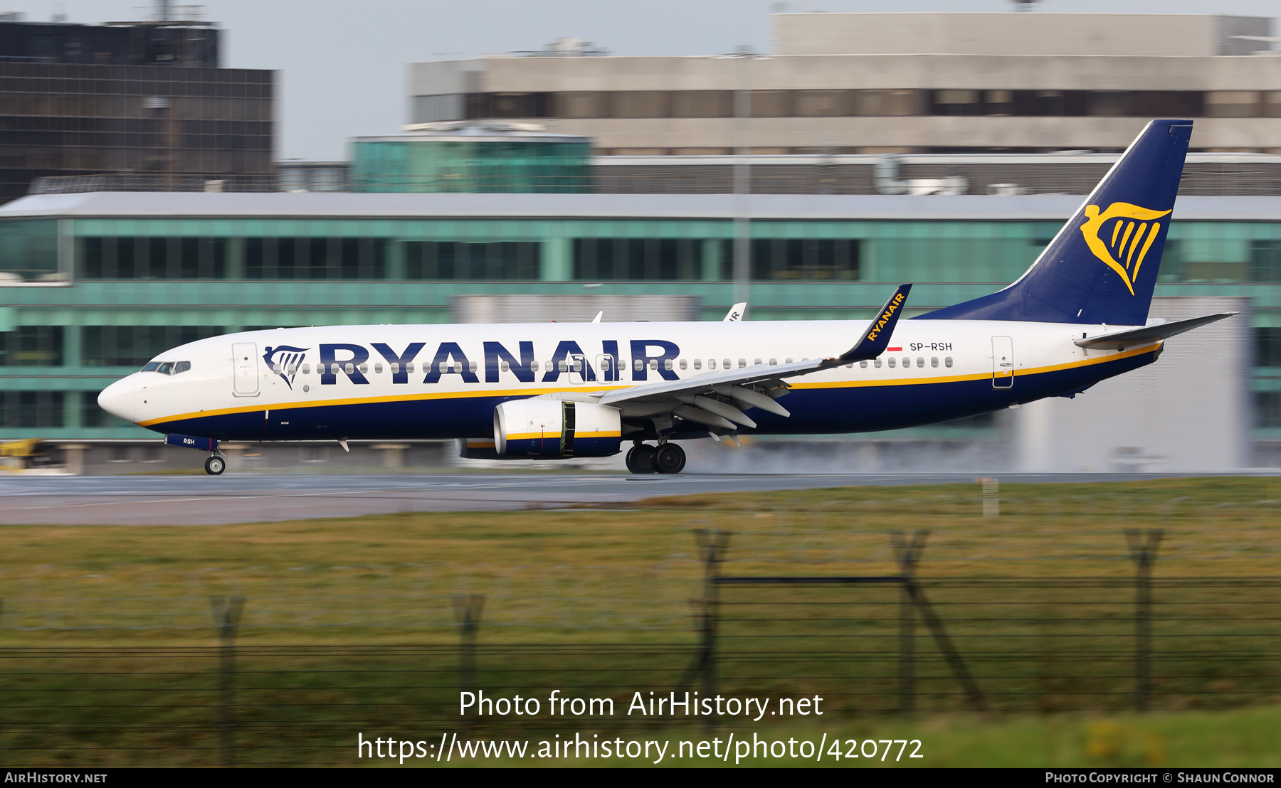 Aircraft Photo of SP-RSH | Boeing 737-800 | Ryanair | AirHistory.net #420772