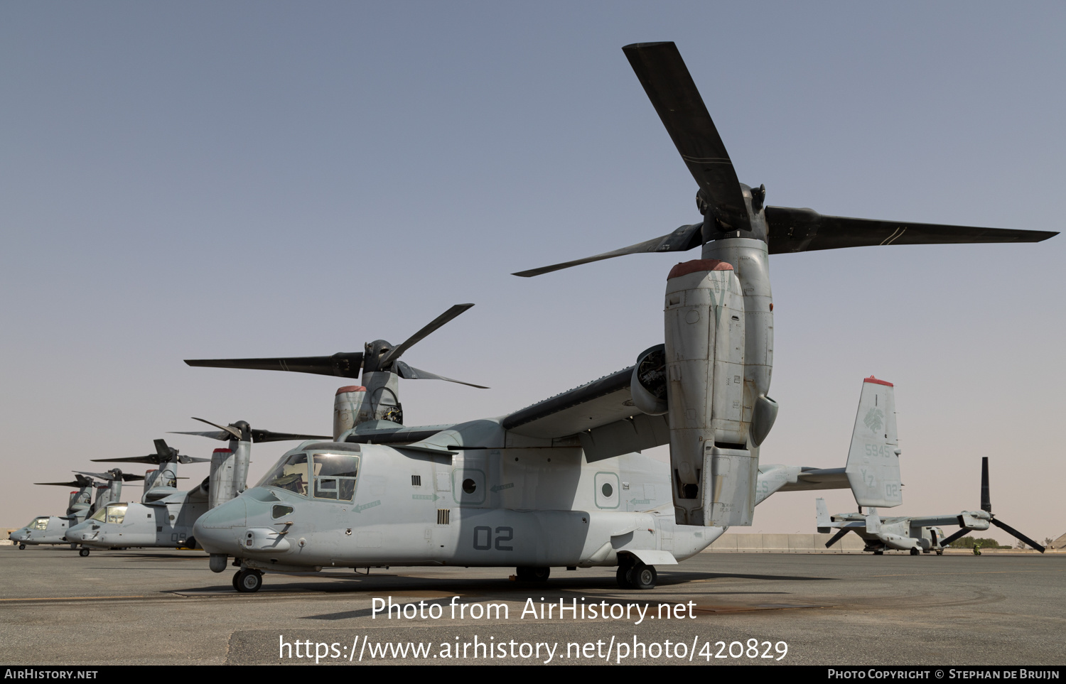 Aircraft Photo of 165945 | Bell-Boeing MV-22B Osprey | USA - Marines | AirHistory.net #420829