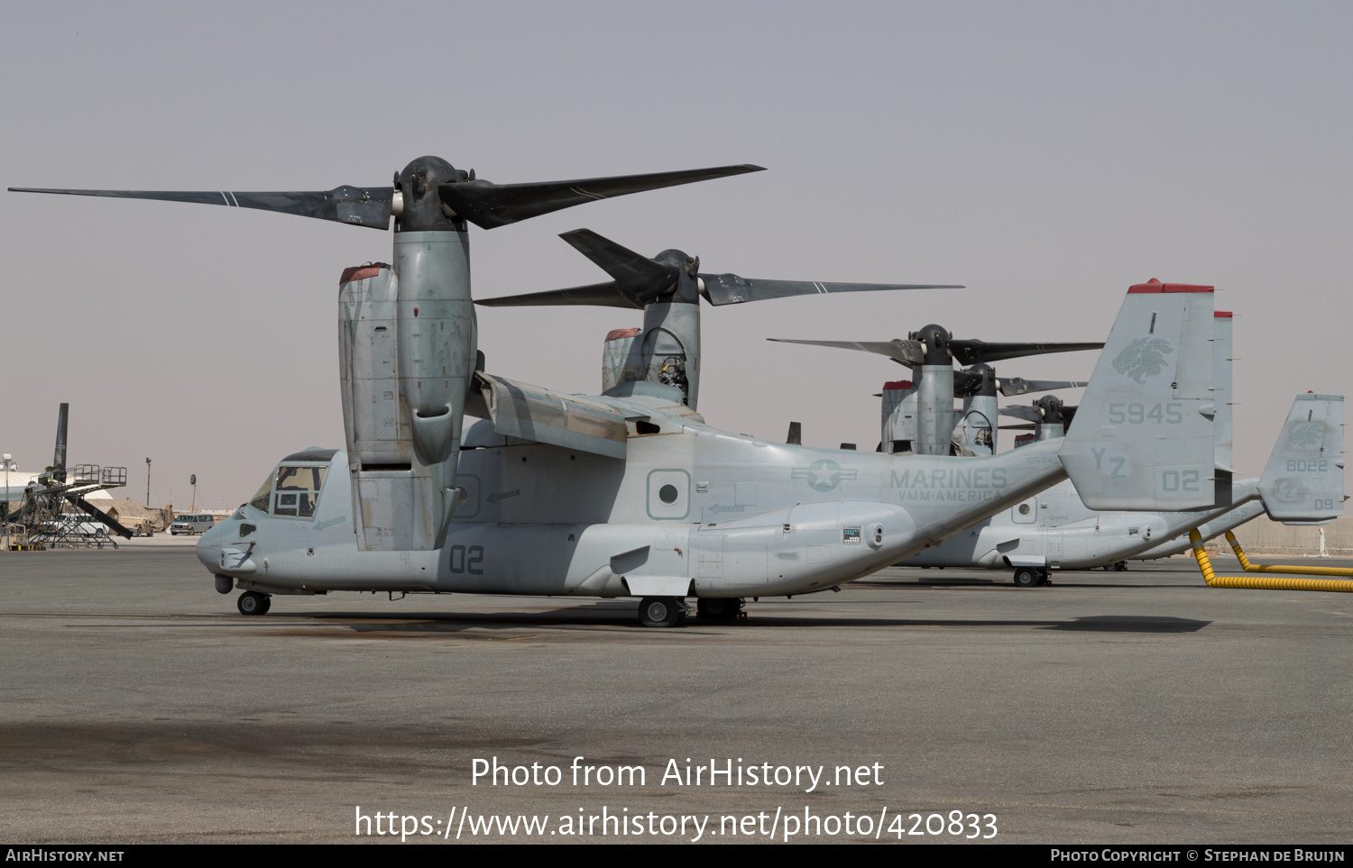 Aircraft Photo of 165945 | Bell-Boeing MV-22B Osprey | USA - Marines | AirHistory.net #420833