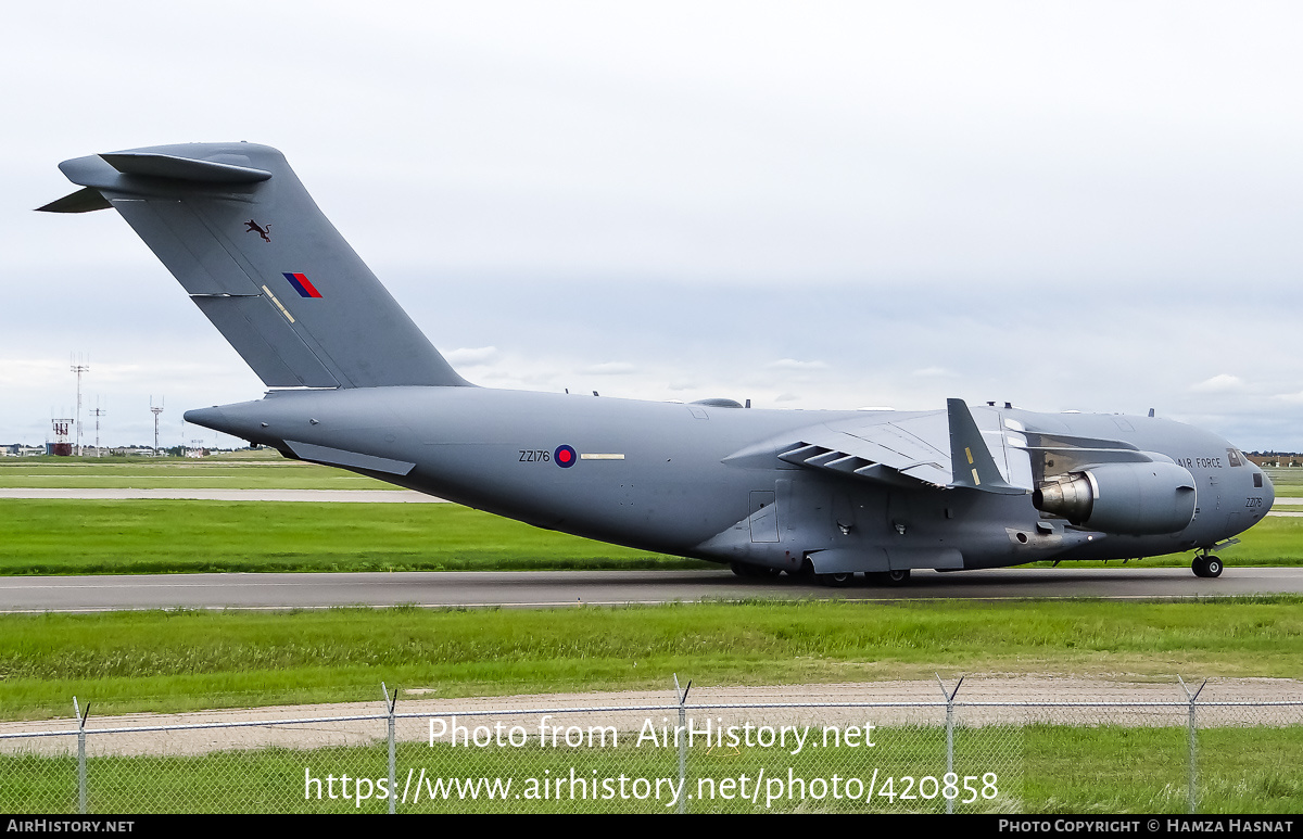 Aircraft Photo of ZZ176 | Boeing C-17A Globemaster III | UK - Air Force | AirHistory.net #420858