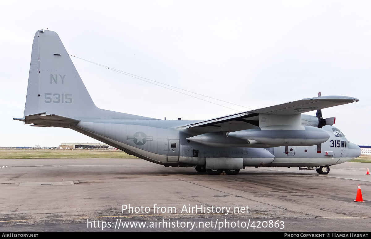 Aircraft Photo of 165315 / 5315 | Lockheed KC-130T Hercules (L-382) | USA - Marines | AirHistory.net #420863