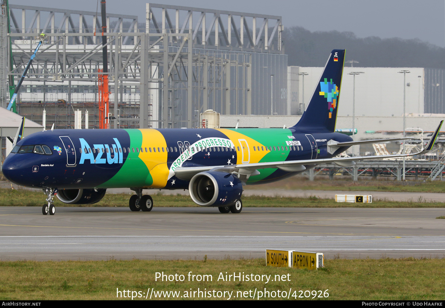 Aircraft Photo of D-AZAR / PR-YJE | Airbus A321-251NX | Azul Linhas Aéreas Brasileiras | AirHistory.net #420926