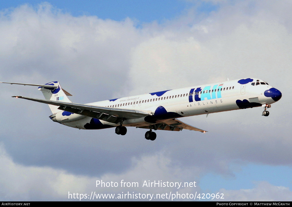 Aircraft Photo of I-DAWW | McDonnell Douglas MD-82 (DC-9-82) | ItAli Airlines | AirHistory.net #420962