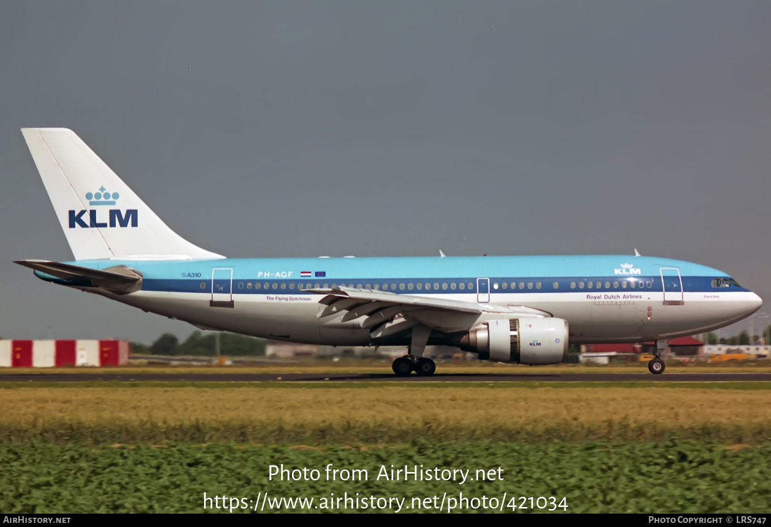 Aircraft Photo of PH-AGF | Airbus A310-203 | KLM - Royal Dutch Airlines | AirHistory.net #421034