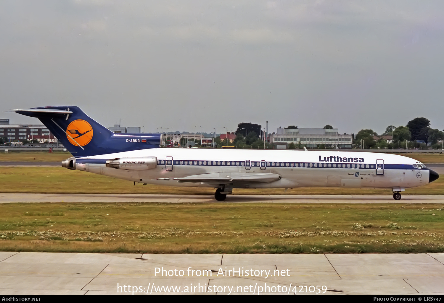 Aircraft Photo of D-ABKG | Boeing 727-230/Adv | Lufthansa | AirHistory.net #421059