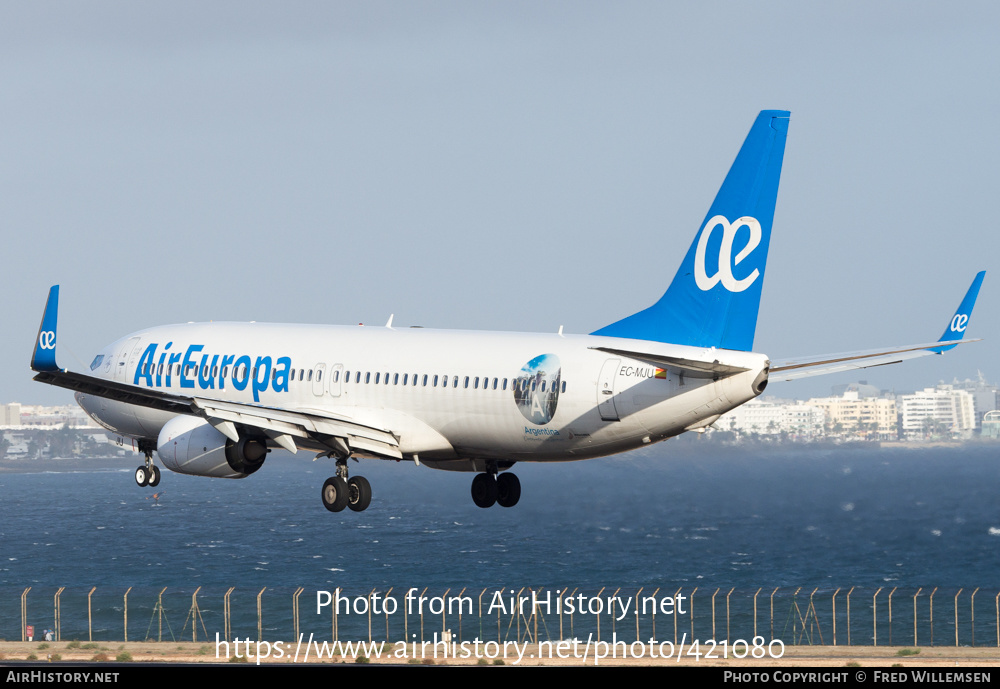 Aircraft Photo of EC-MJU | Boeing 737-85P | Air Europa | AirHistory.net #421080