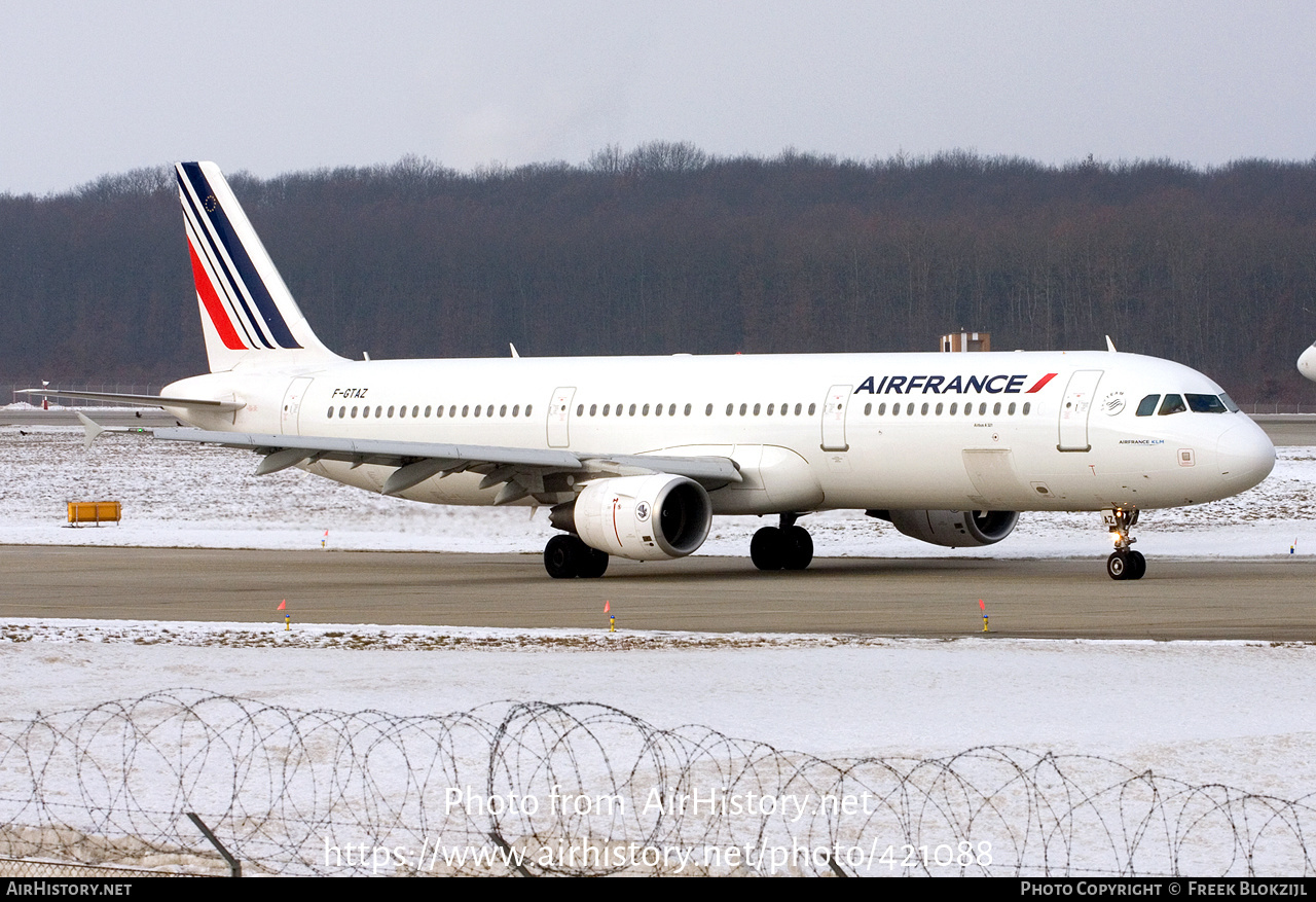 Aircraft Photo of F-GTAZ | Airbus A321-212 | Air France | AirHistory.net #421088