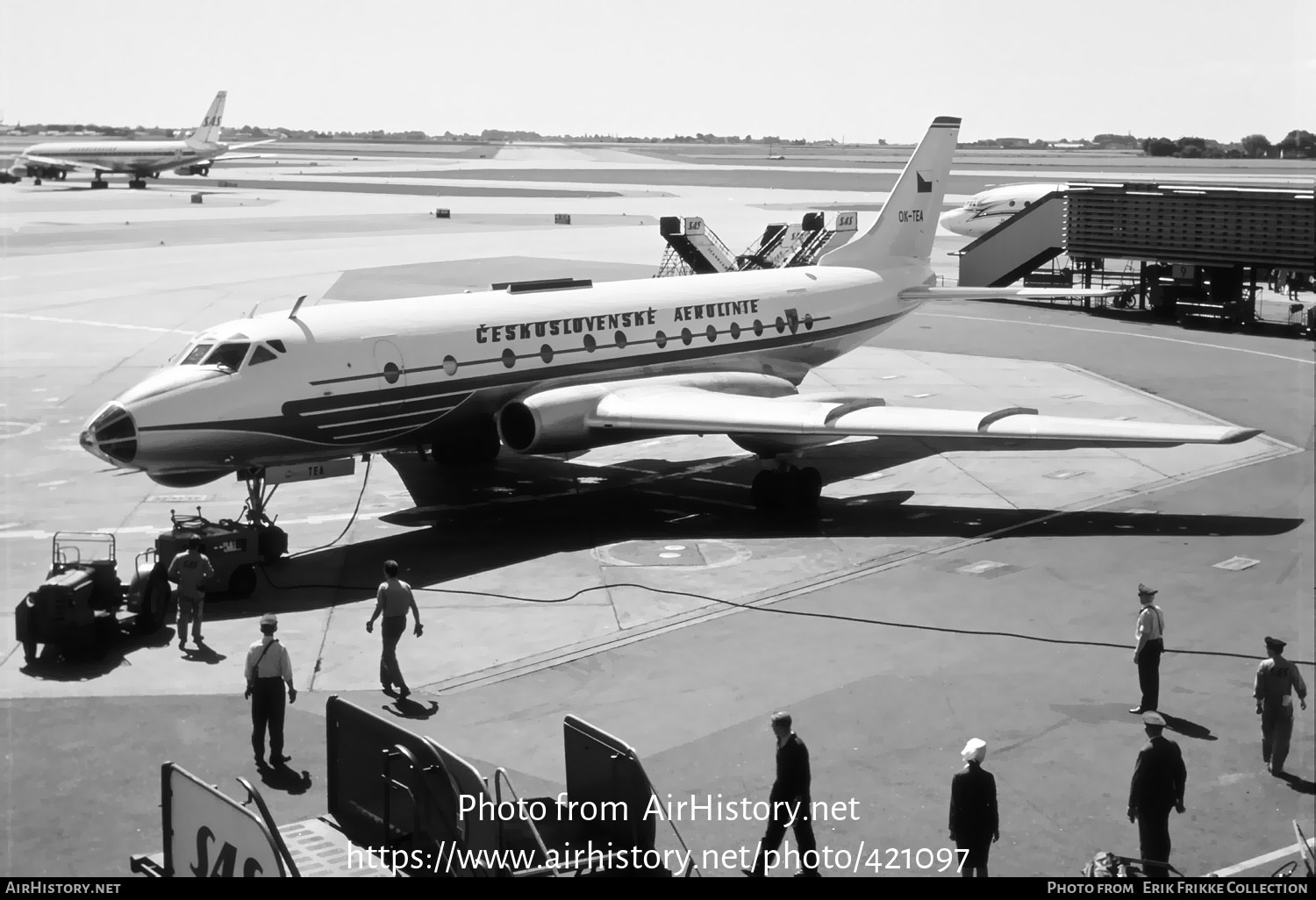 Aircraft Photo of OK-TEA | Tupolev Tu-124V | ČSA - Československé Aerolinie - Czechoslovak Airlines | AirHistory.net #421097