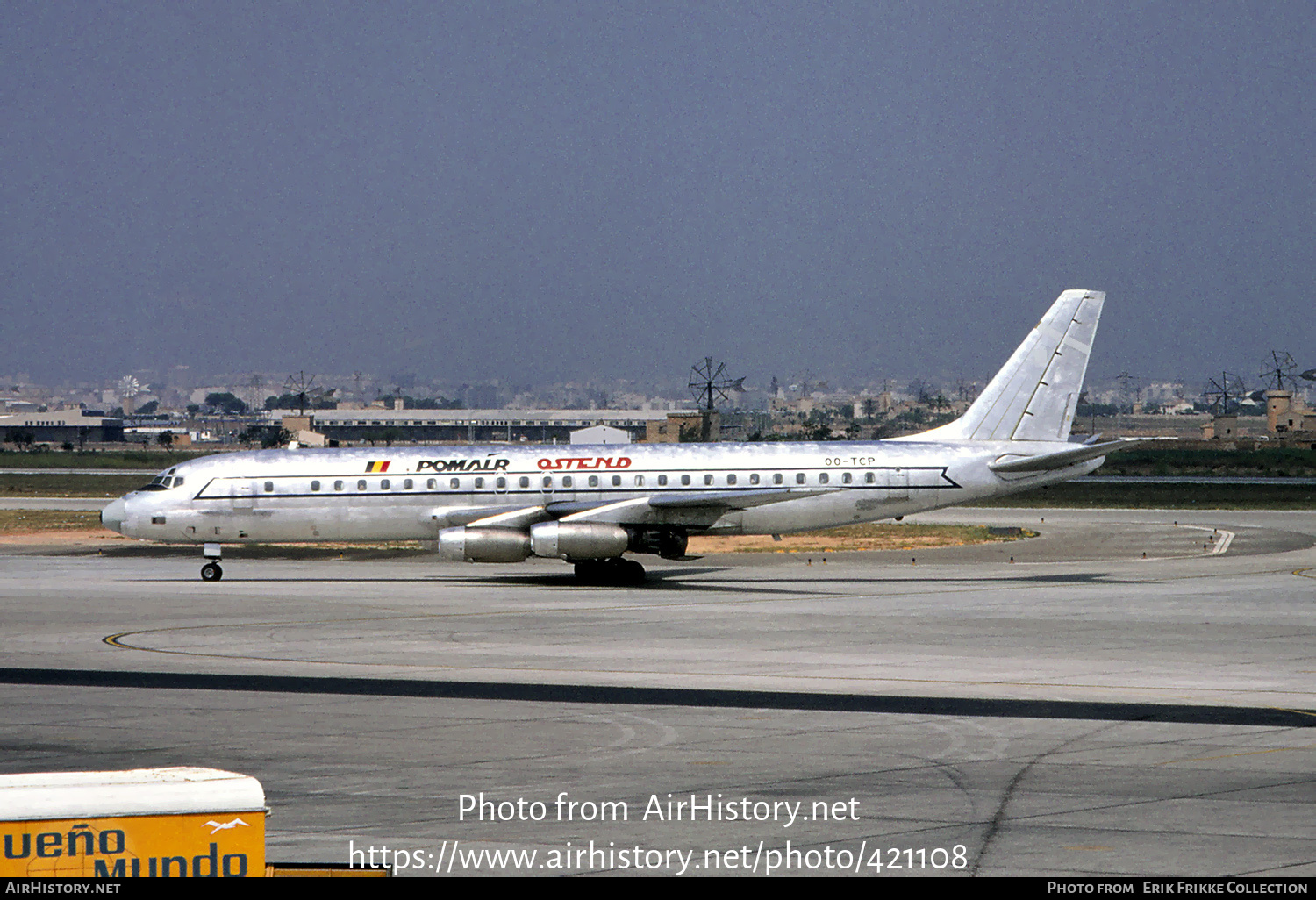 Aircraft Photo of OO-TCP | Douglas DC-8-32 | Pomair Ostend | AirHistory.net #421108