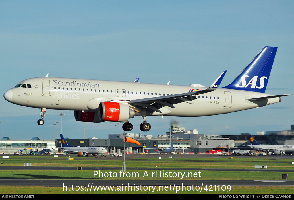 Aircraft Photo of LN-RGM | Airbus A320-251N | Scandinavian Airlines - SAS | AirHistory.net #421109