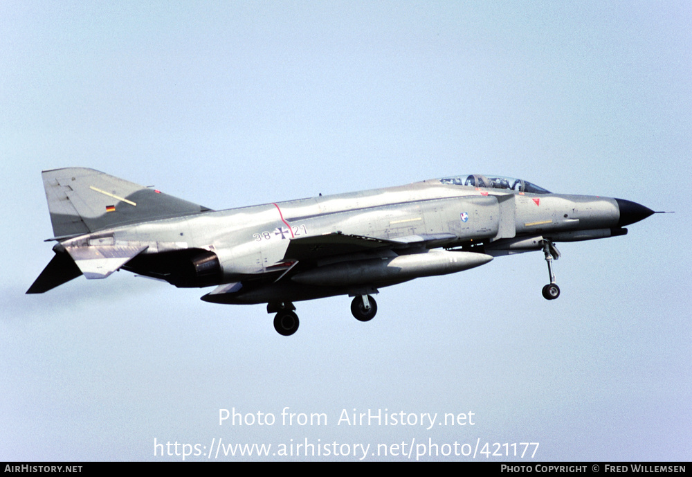 Aircraft Photo of 3821 | McDonnell Douglas F-4F Phantom II | Germany - Air Force | AirHistory.net #421177