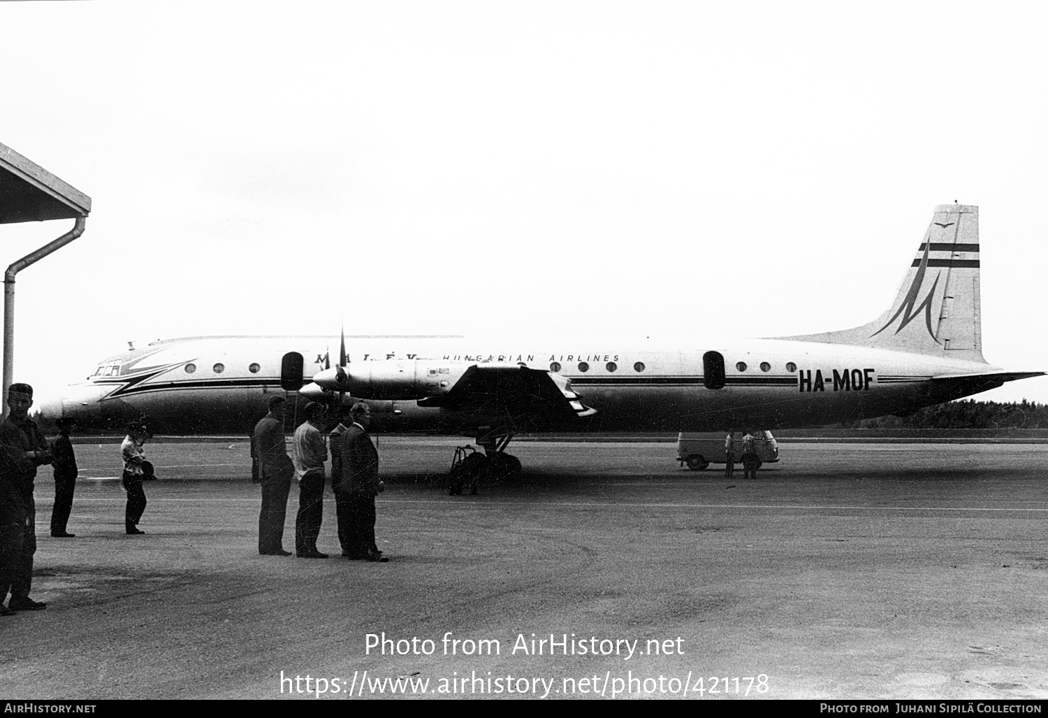 Aircraft Photo of HA-MOF | Ilyushin Il-18V | Malév - Hungarian Airlines | AirHistory.net #421178