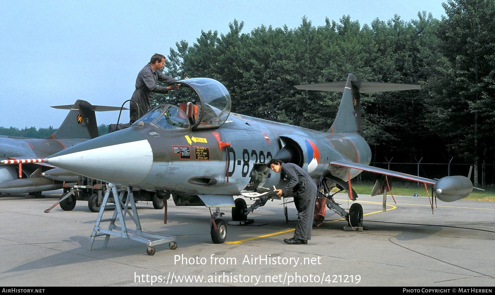 Aircraft Photo of D-8282 | Lockheed F-104G Starfighter | Netherlands - Air Force | AirHistory.net #421219