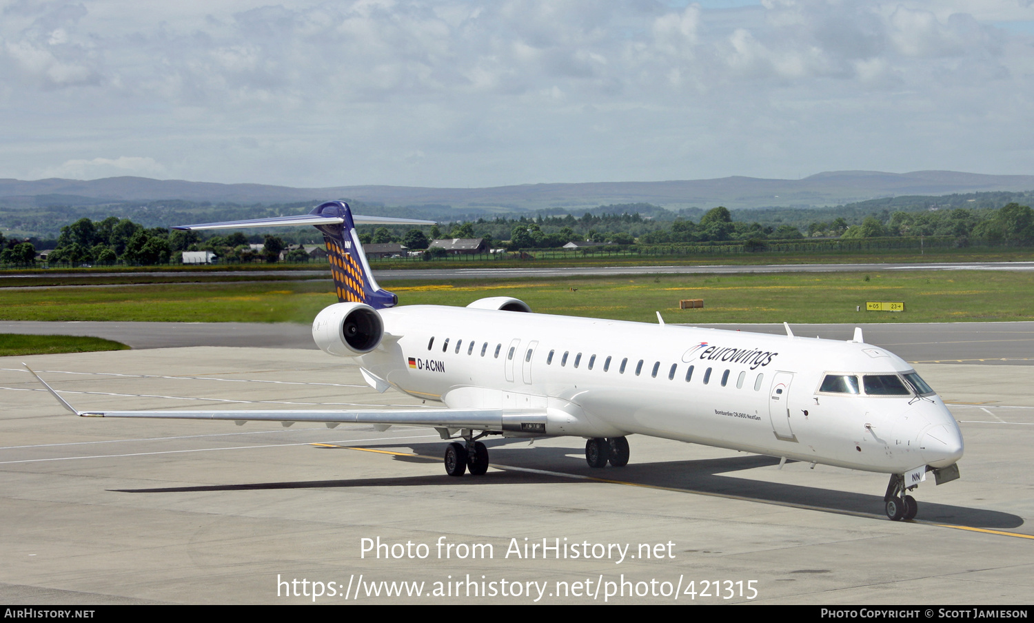 Aircraft Photo of D-ACNN | Bombardier CRJ-900LR (CL-600-2D24) | Eurowings | AirHistory.net #421315