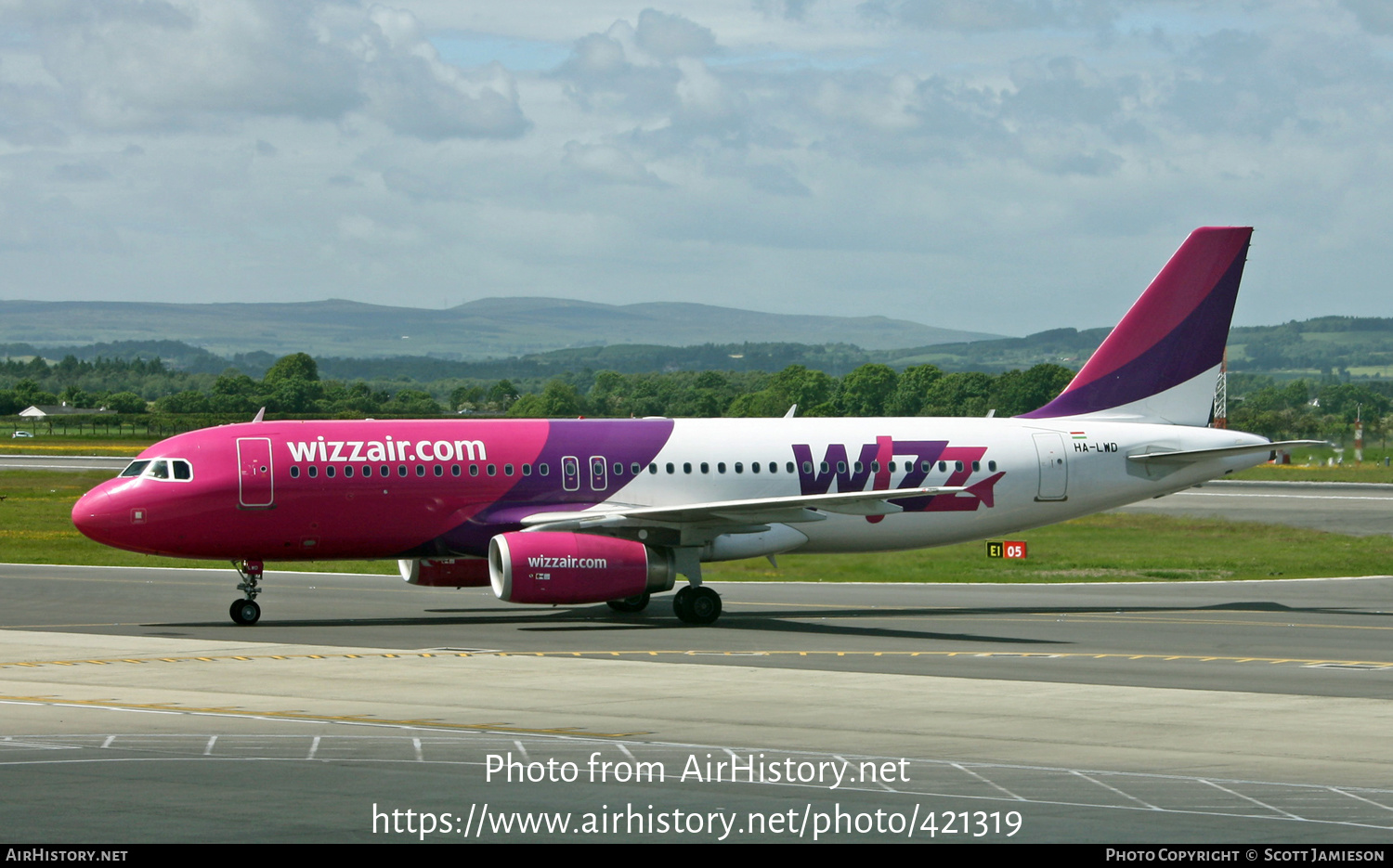 Aircraft Photo of HA-LWD | Airbus A320-232 | Wizz Air | AirHistory.net #421319