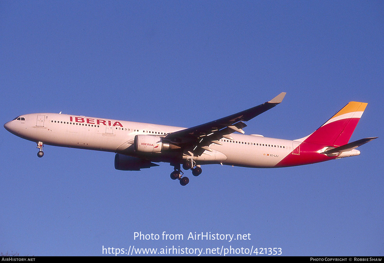 Aircraft Photo of EC-LZJ | Airbus A330-302 | Iberia | AirHistory.net #421353