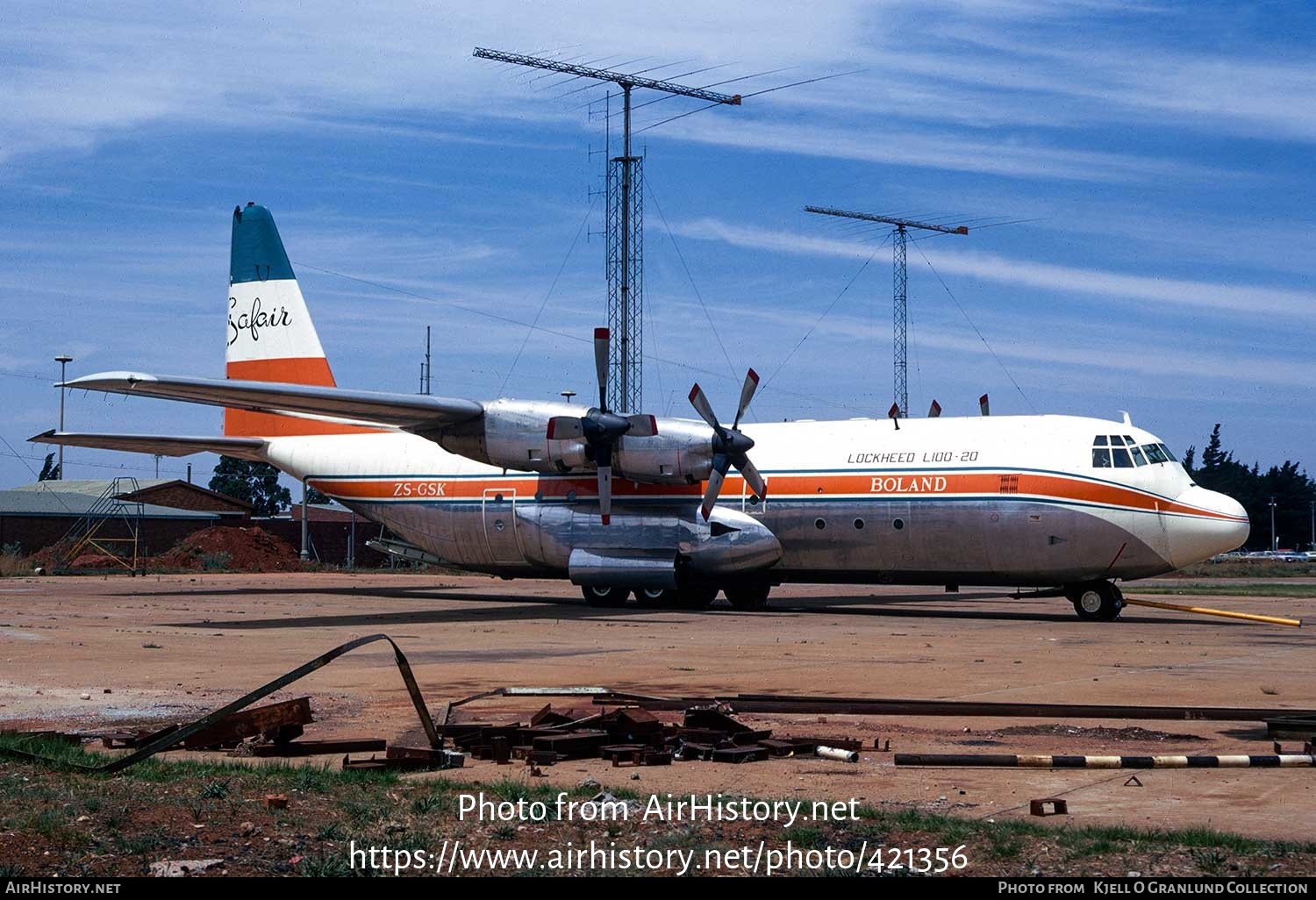 Aircraft Photo of ZS-GSK | Lockheed L-100-20 Hercules (382E) | Safair | AirHistory.net #421356