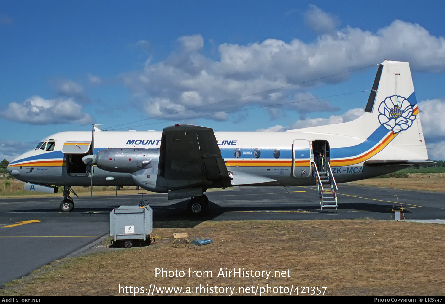 Aircraft Photo of ZK-MCA | Hawker Siddeley HS-748 Srs2/242 | Mount Cook Airline | AirHistory.net #421357