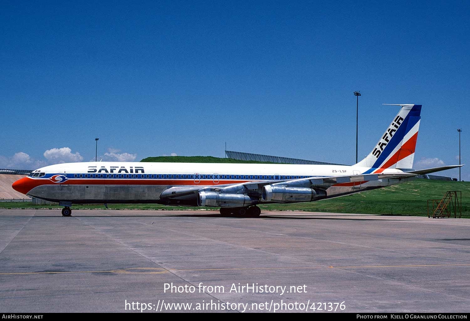 Aircraft Photo of ZS-LSF | Boeing 707-344C | Safair | AirHistory.net #421376