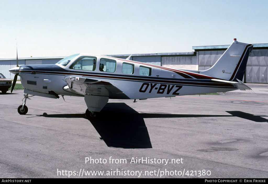 Aircraft Photo of OY-BVZ | Beech B36TC Bonanza | AirHistory.net #421380